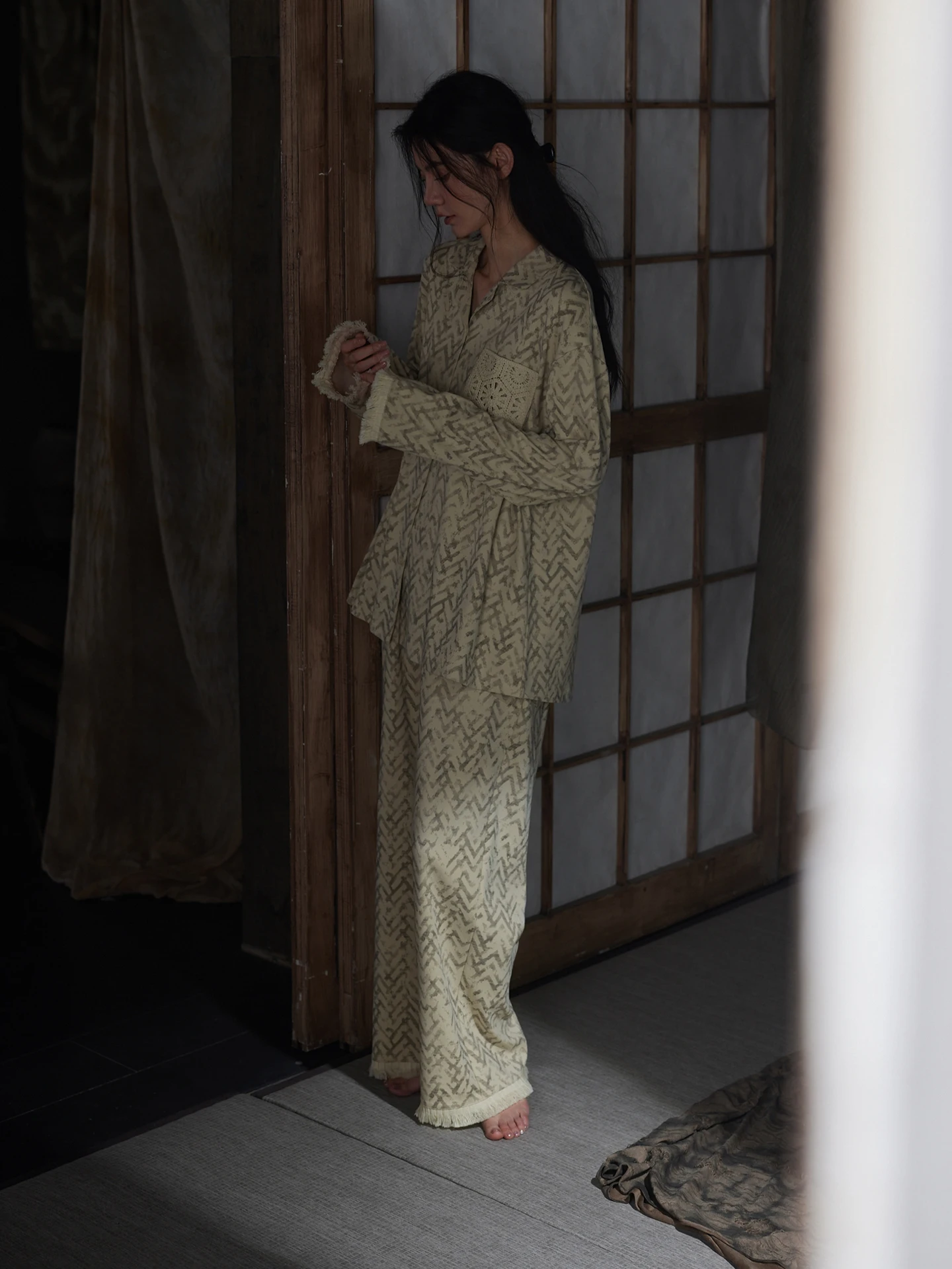 pigiama-da-donna-in-morbido-cotone-puro-a-maniche-lunghe-set-di-abbigliamento-per-casa-autunno-inverno-stile-casual-tessuto-lavorato-a-maglia-scollo-a-v