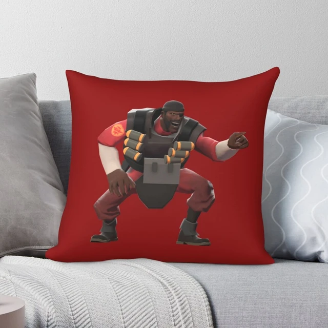TF2 Demoman Schadenfreude Pillowcase Polyester Linen Velvet 