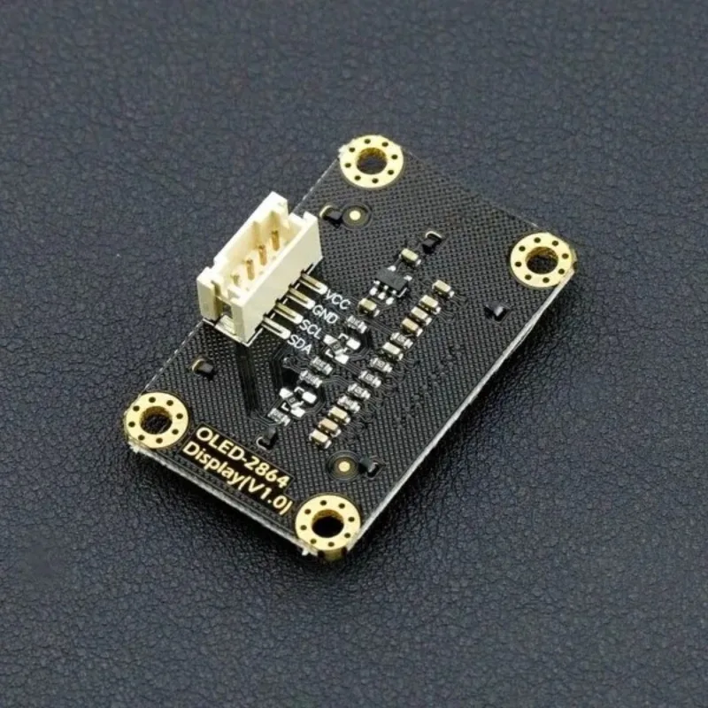 gravity-i2c-oled-2864-portable-display-module-ssd1306-compatible-with-arduino