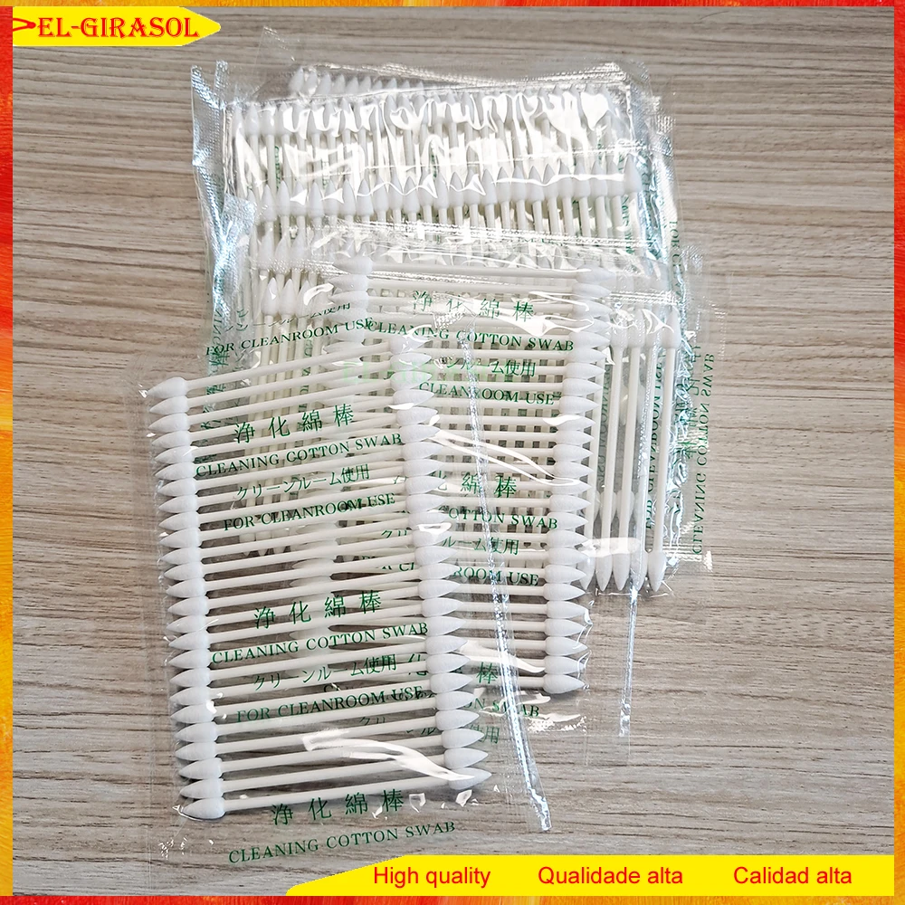 Free Shipping 100PCS Fiber Optic Cleaning Sticks Fiber Optic Swabs For 1.25mm/2.5mm LC/SC/FC/ST Connectors Fiber Cleaning Tool