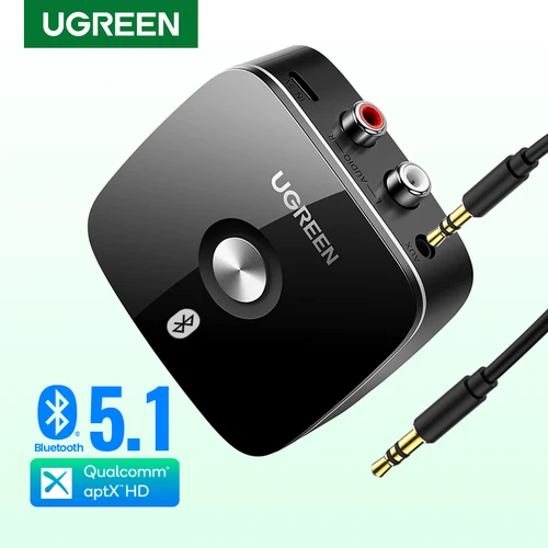 Imagen 1 del producto 【Especial RU】 UGREEN RCA Bluetooth aptX / aptX HD para adaptador de auriculares con altavoz