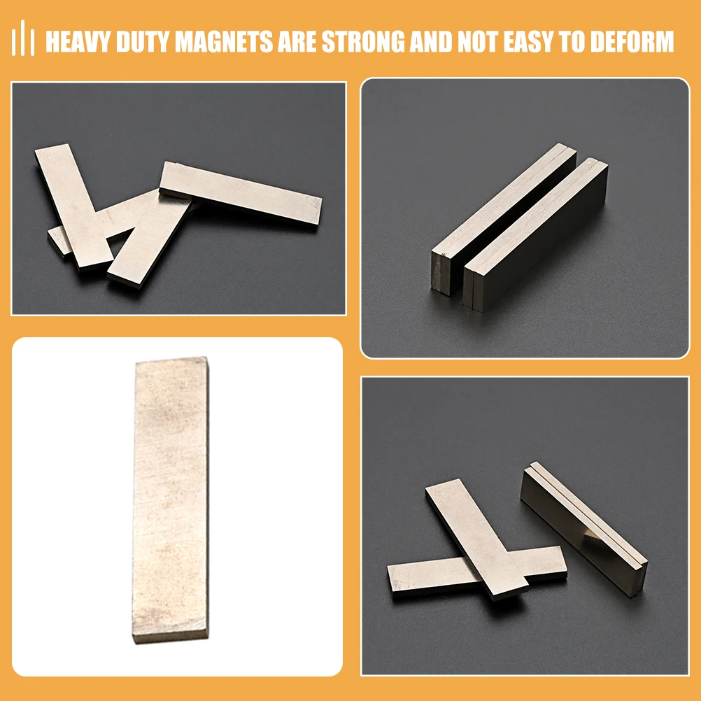 

4 Pcs Refrigerator Magnets Magnetic Stripe Small Fridge Adhesive Strips Music Stand for Silver Sticky
