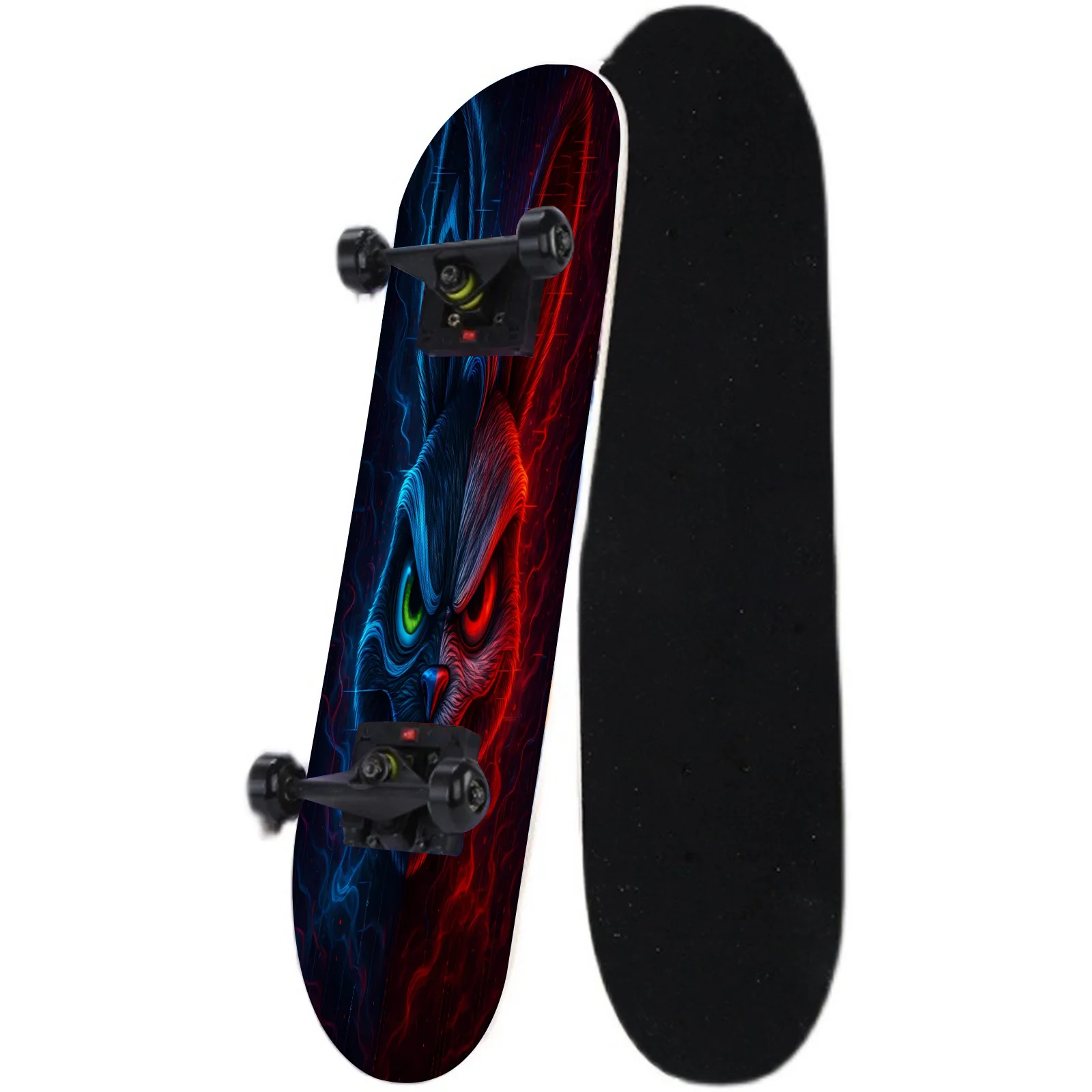 

1 piece trendy color printed sticker, cartoon illustration street smearing, skateboard sticker - creative personality cool