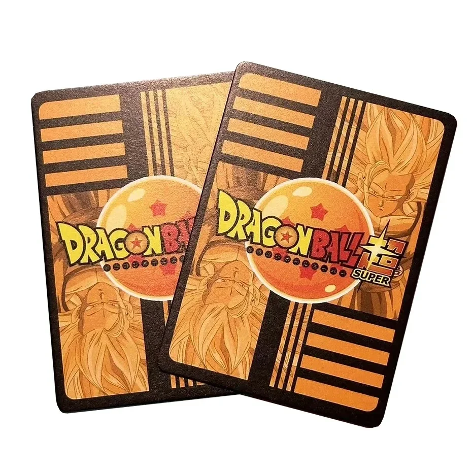 Dragon Ball Collection Card Shiny Son Goku Saiyan Vegeta Trading Proxy Flash Cards Gam Anime Battle Carte for Children Gift Toy