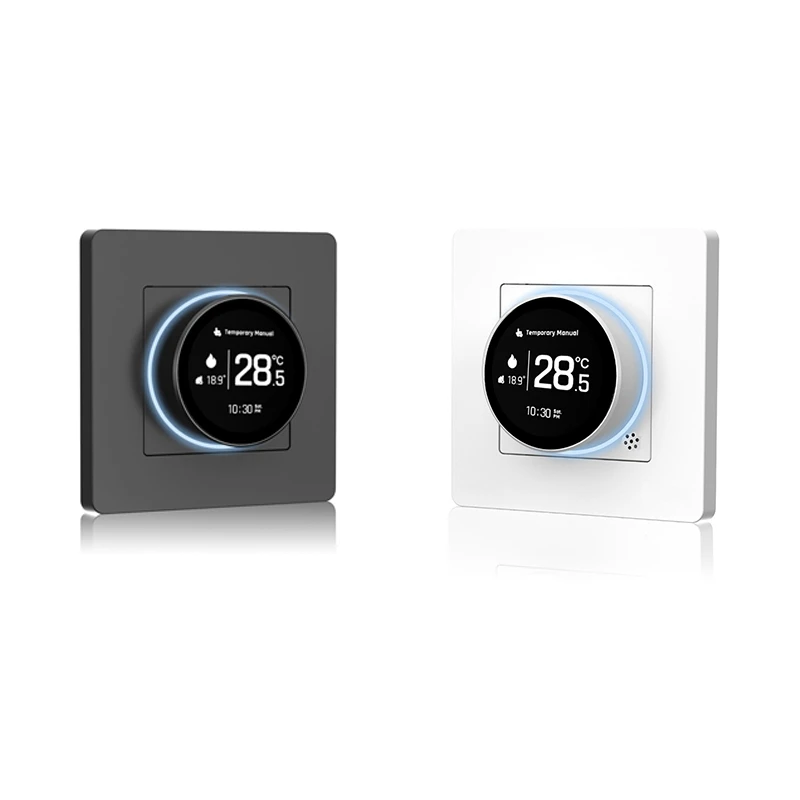 Best-Tuya Zigbee Smart Knob Thermostat Water Floor Heat Temperature Controller يعمل مع Alexa Google Home