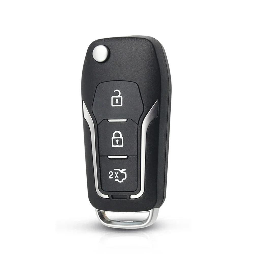 KEYYOU 3 Buttons Modified Flip Folding Remote Control Car Key Shell For Ford Focus 2 3 Mondeo Fiesta Galaxy C-MAX Key Fob Case