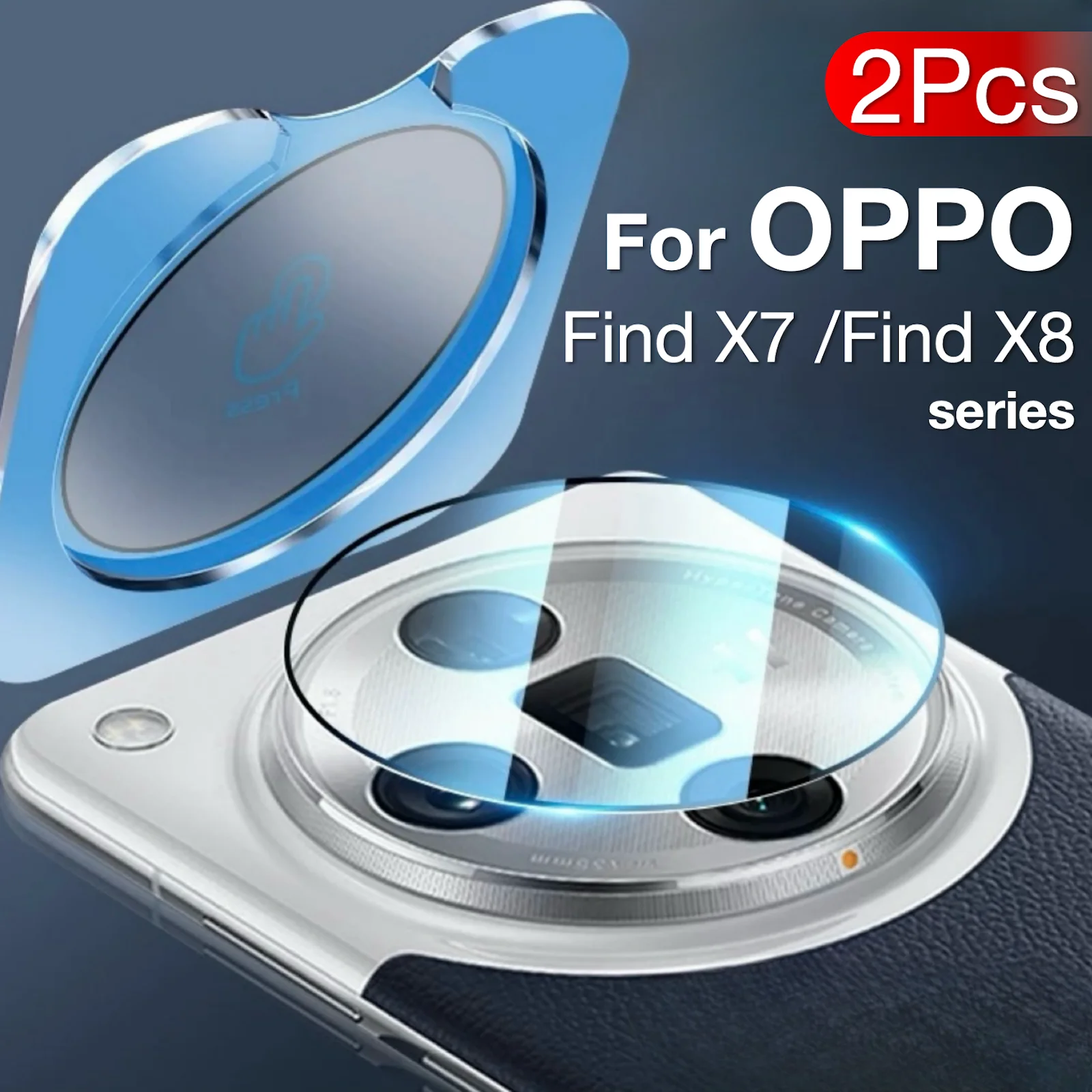 

2Pcs For OPPO Find X7 X8S X8 Plus Ultra Pro Tempered Glass Camera Protective Lens Protective Film Rear Camera Protection