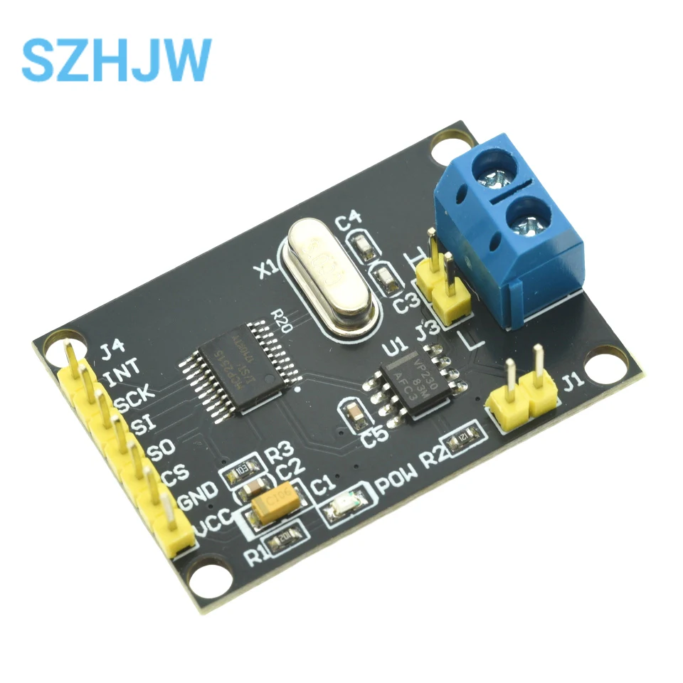 MCP2515 CAN Bus Communication Module Development Board SN65HVD230 Transceiver SPI