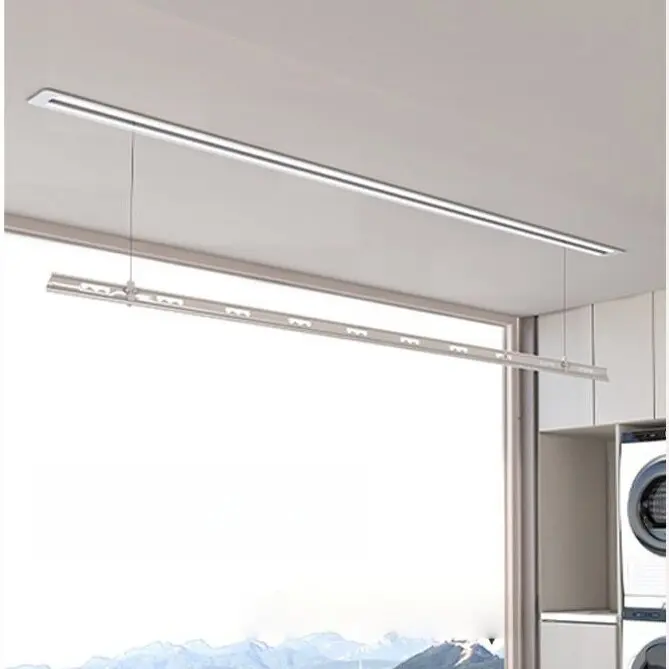 Hidden EmbedDed Indoor Automatic Lifting and Lowering Clothes Drying Rack Smart view 4