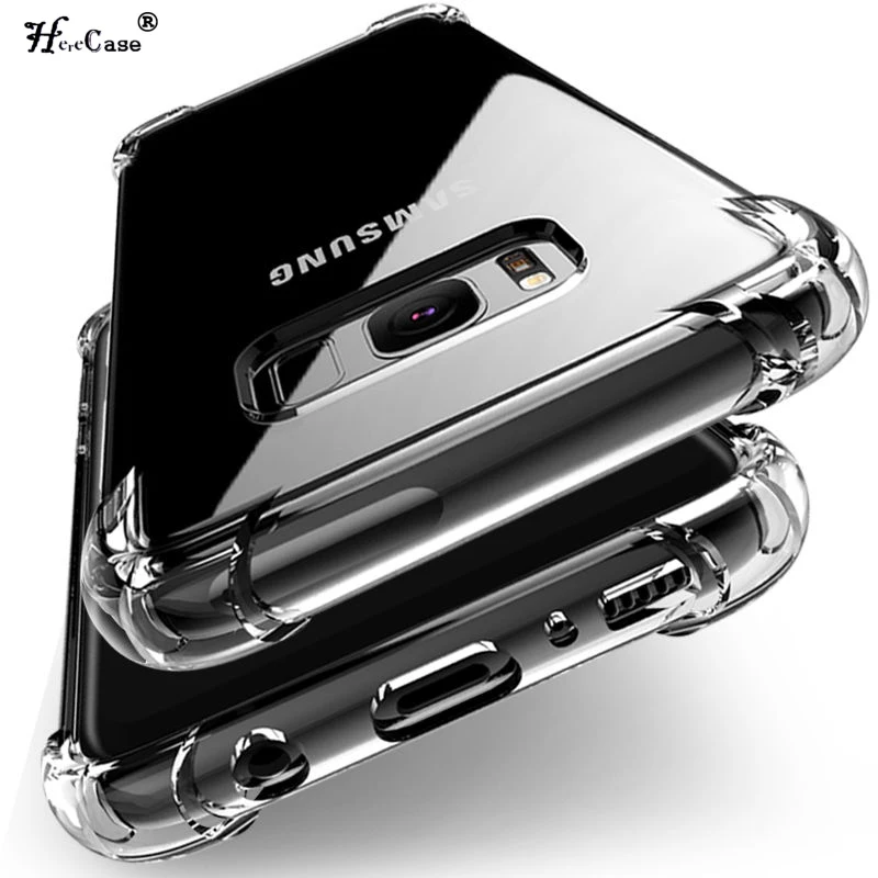 Note10 Pro Anti-Shock Soft Clear Silicone TPU Cover Case For SAMSUNG GALAXY S21 S20 S10 5G S10E PLUS Phone Case Tansparent Cover