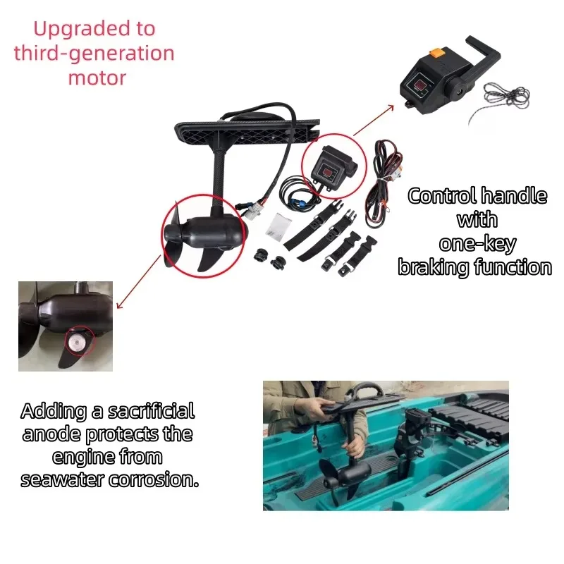 2026 Fishing Kayak 65LBS Motors Can Be Used Together With Propeller Pedals