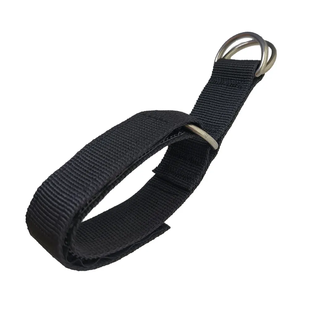 Scuba Diving Lanyard Strap Snorkeling Wrist Band Nylon Webbing Belt With Stainless Steel D-Ring Strap Underwater Sport Equipment