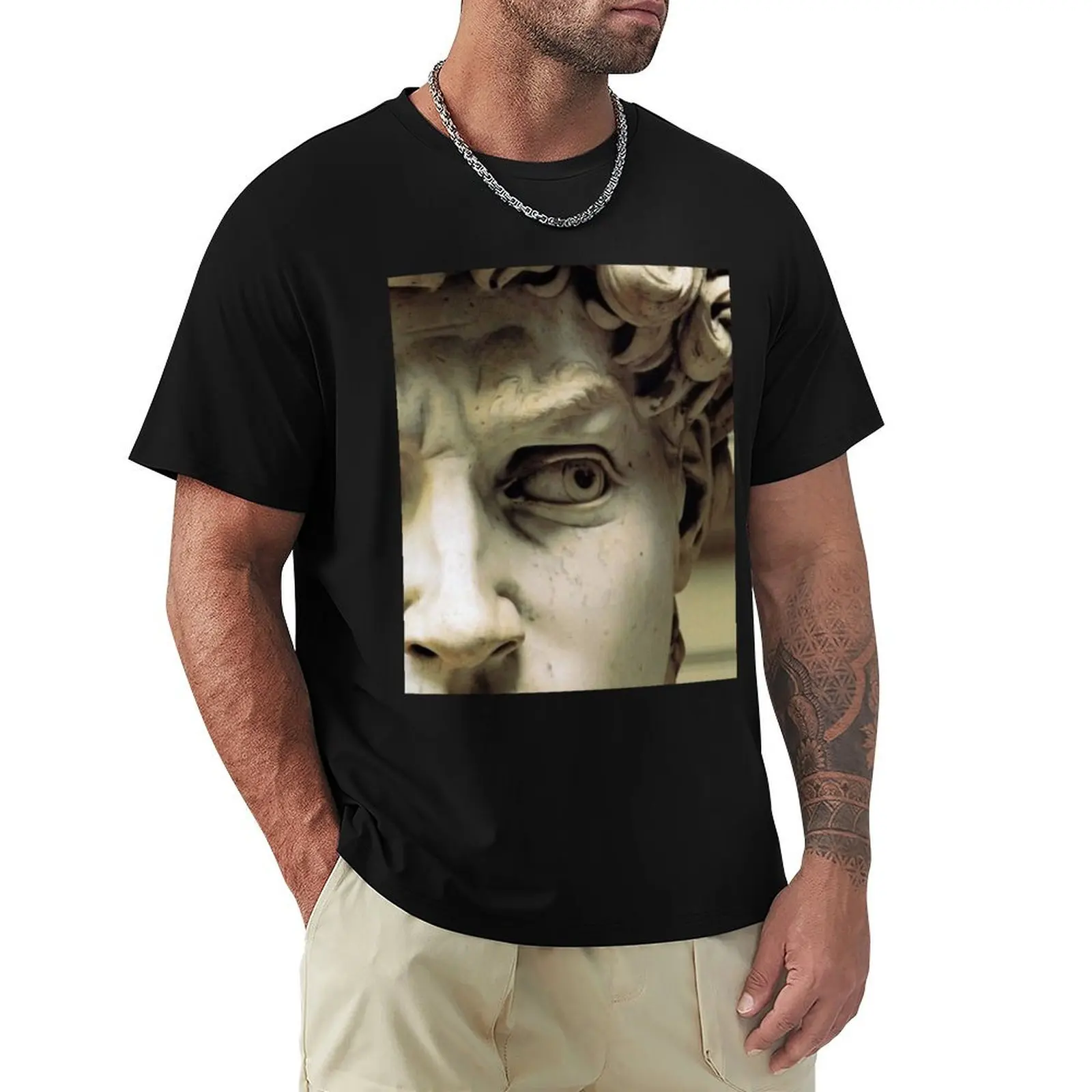 

mmmm greek statues T-Shirt Comfortable Workout Short Sleeve Shirt
