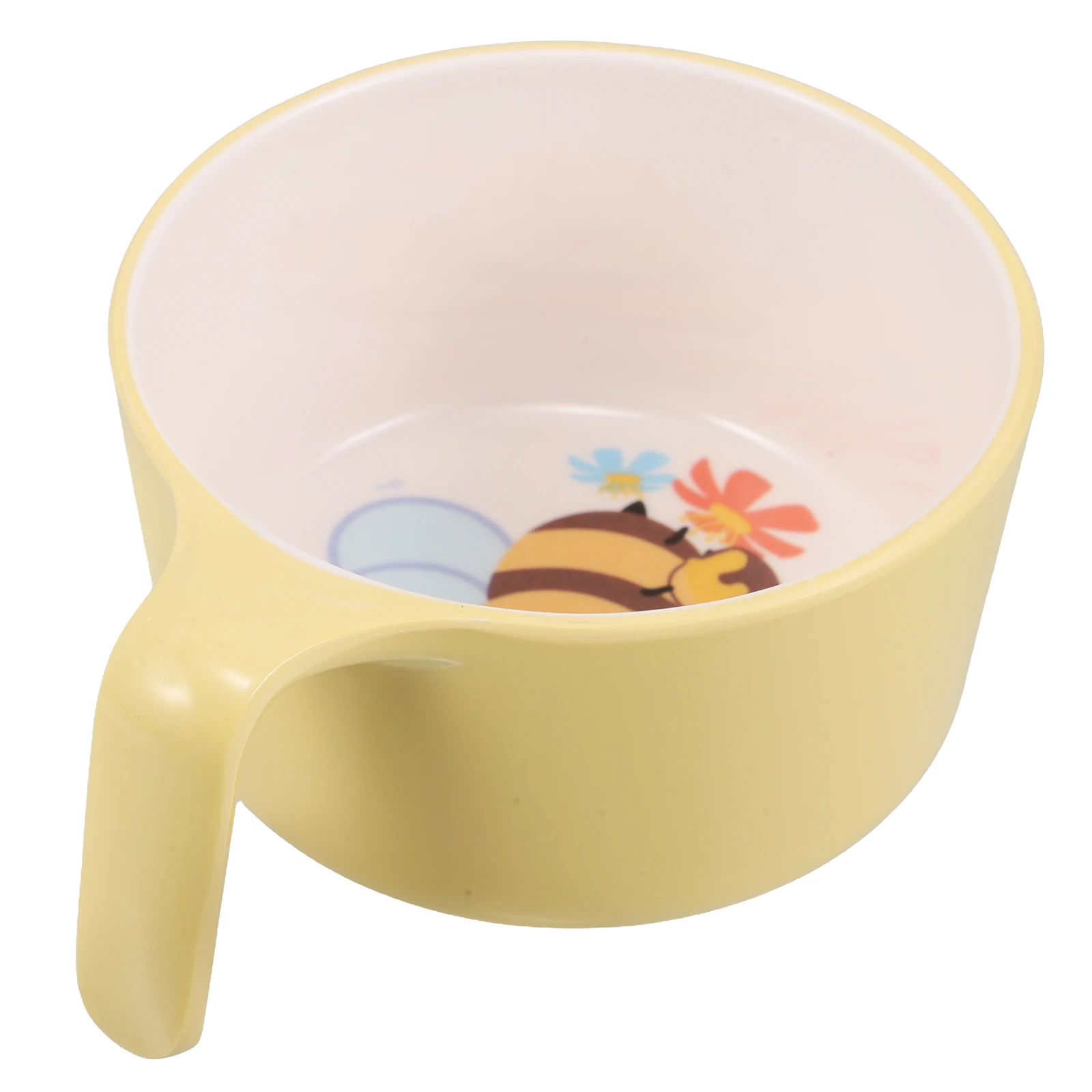

Bees Bowl Cute Pattern Plate Fruit Bowl Unbreakable Lightweight Dinnerware Feeding Soup Cup