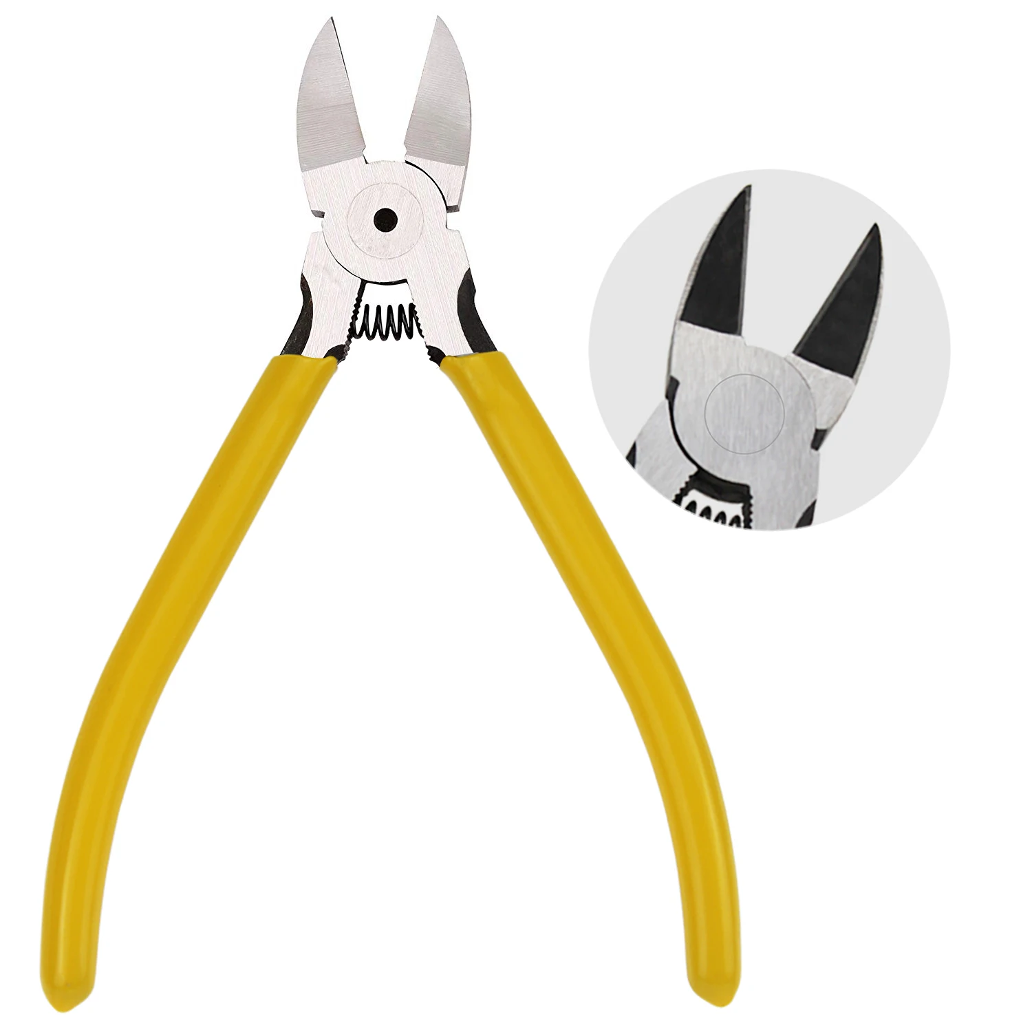 Alicates diagonales de 6 ", cuchillos de alambre profesionales, filos de corte de acero de aleación, afilados y duraderos.