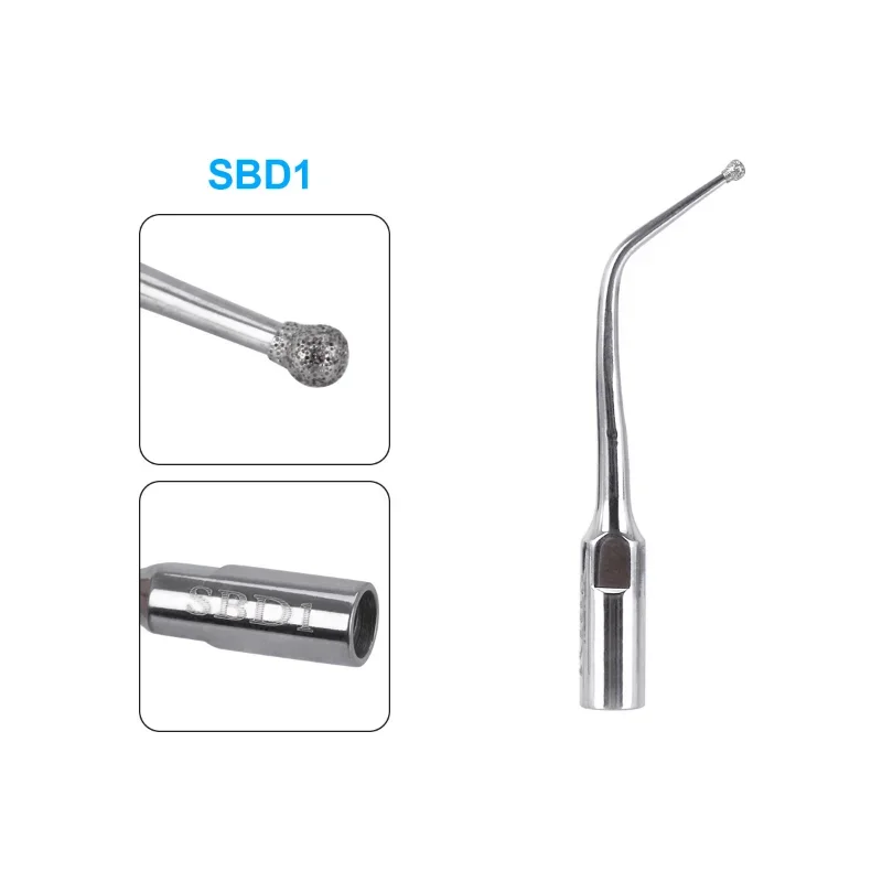 Denspay 1 peça pontas de escamação dental endo perio g p e apto para satelec pica-pau dte raspador ultrassônico periodôntica endodontia