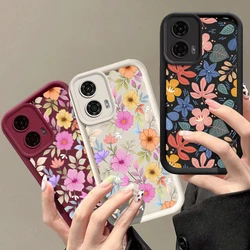 G24 Colorful Flower New Sky Eye Phone Case For Motorola Moto G24 G24Power G54Power G20 G30 G34 G53 G54 G84 E40 E32 G04 G22 Cover