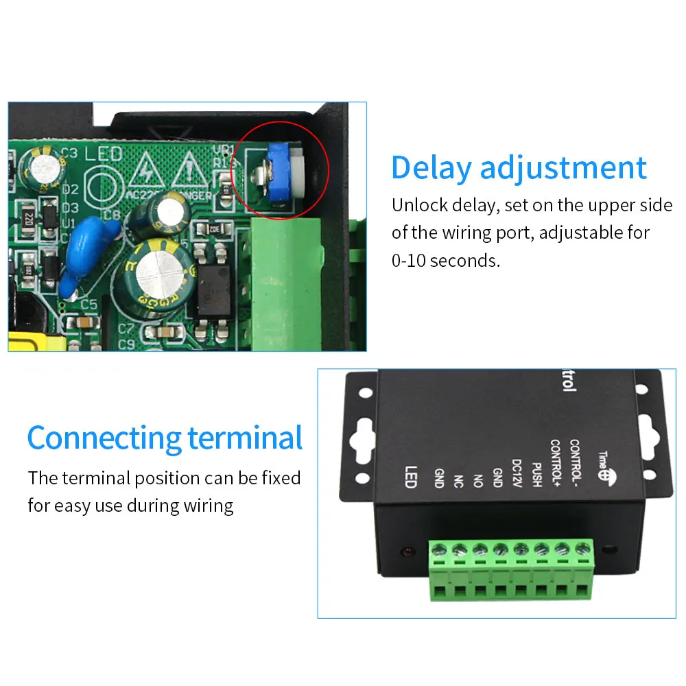 Imagem -06 - Interruptor do Sistema de Controle de Acesso da Porta dc 12v Fonte de Alimentação 3a 5a ac 110240v para Dispositivo de Máquina de Controle de Acesso por Impressão Digital Rfid