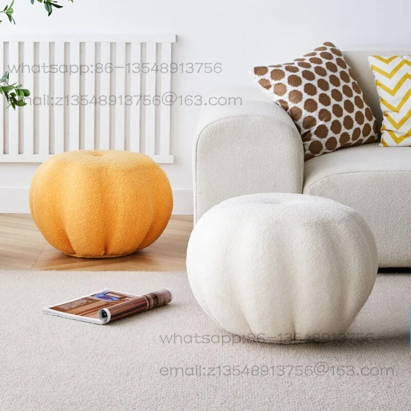 Small Stool, Household Shoe Changing Stool, Internet Celebrity Pumpkin Stool, Ins Style Sofa, Living Room, Coffee Table