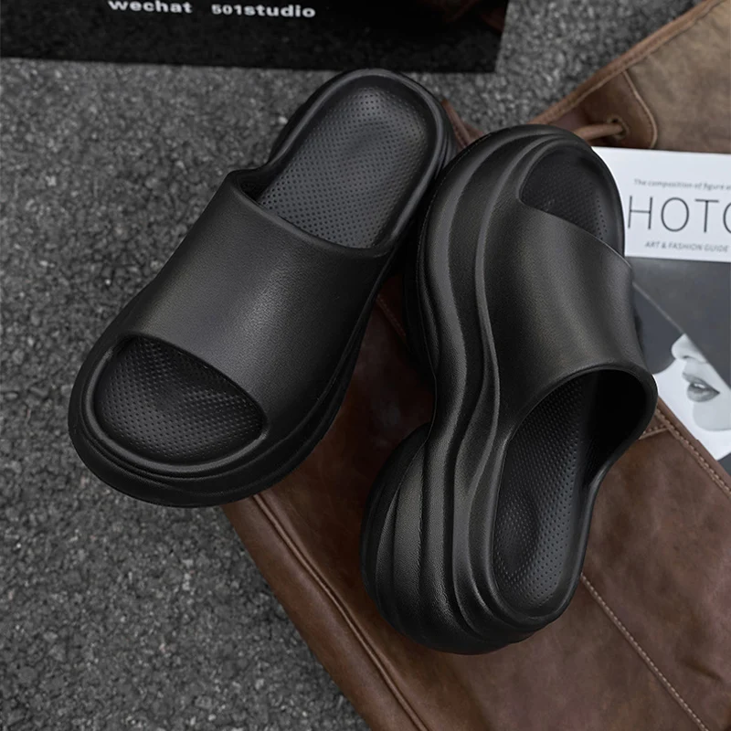 

Women Summer Slippers High Quality EVA Non Slip Sandals Solid Platform Slides Fashion Home Fashion Slides EVA Slides Indoor