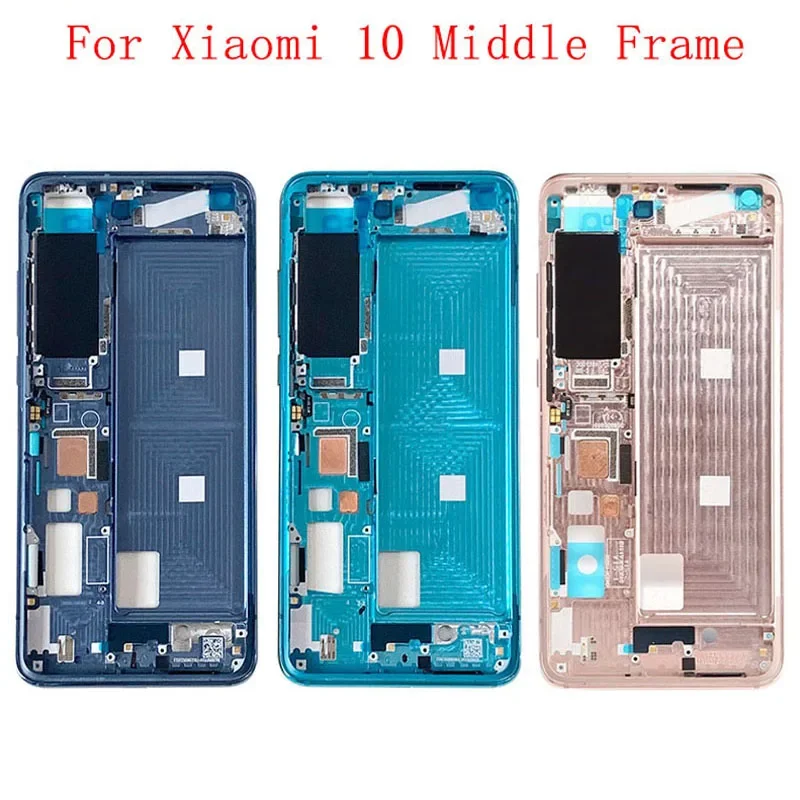 

Housing Middle Frame LCD Bezel Plate Panel Chassis For Xiaomi Mi 10 5G Phone Metal Middle Frame