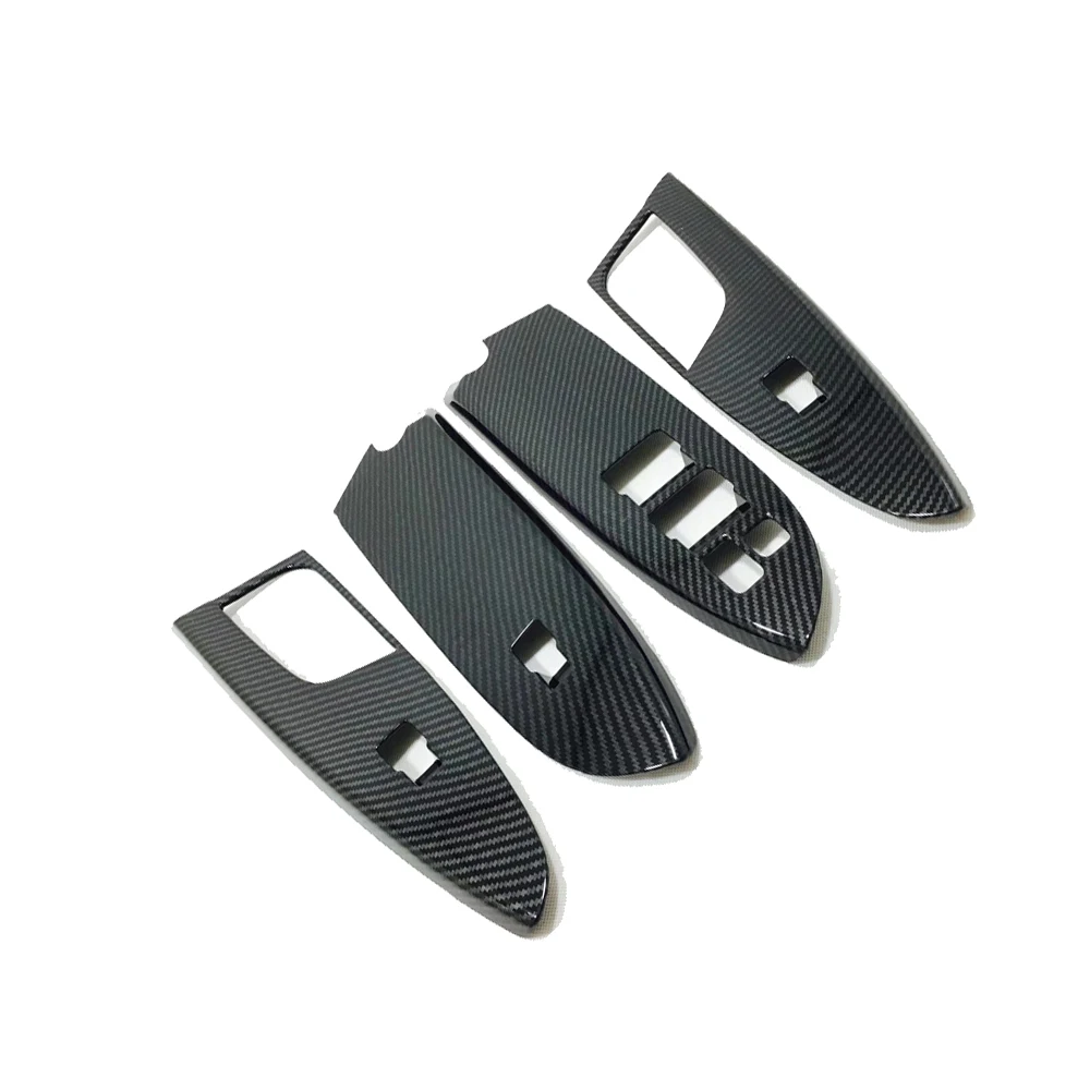 Auto Windows Control Panel For Mitsubishi Eclipse Cross Car Interior Protection Stickers Accessories 2018 2020 2021 2022 2023