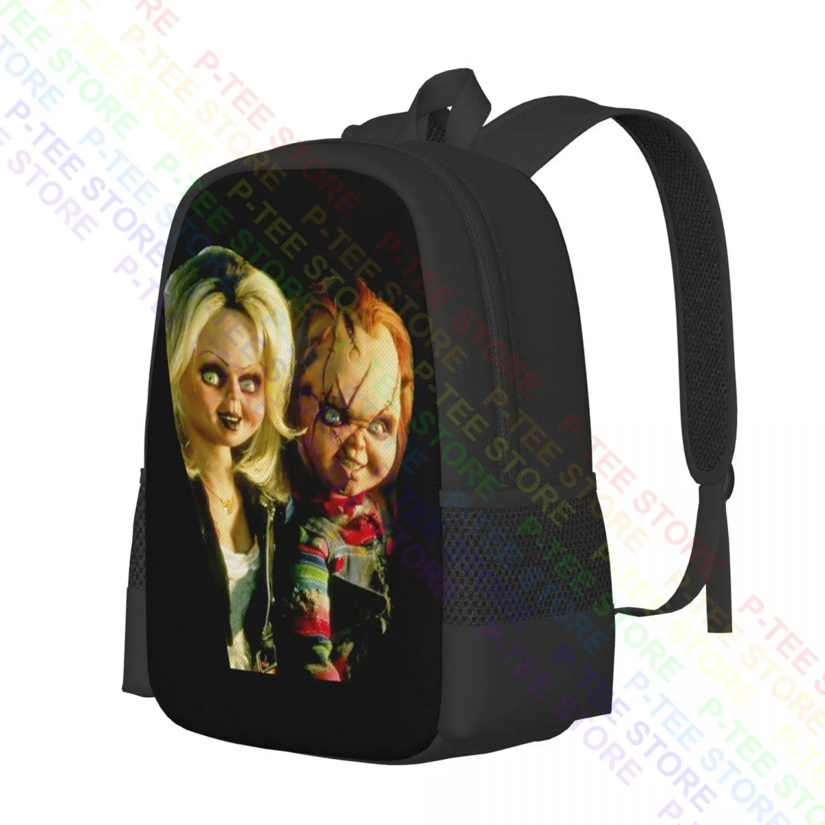 Bride Of Chucky Horror Movie Doll Killer P-312Backpack Large Capacity Gym Sports Style