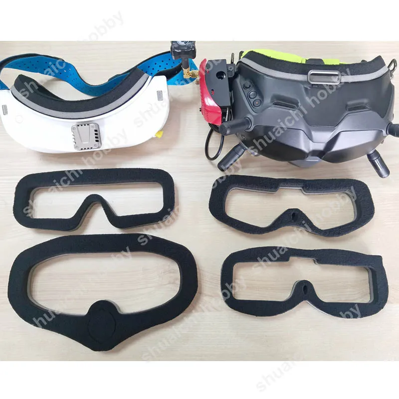 1Set FatShark HD2/V3 HDO Skyzone 04X DJI V2 Video Glasses Sponge Foam Eye Face Mask Pad Replacement Parts for FPV Goggles Parts