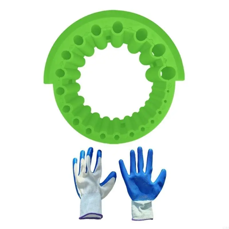 4XBA Eficiente 20 orifícios Ferrill Bit Sopingner com luvas ginástica angular para profissionais e diyers