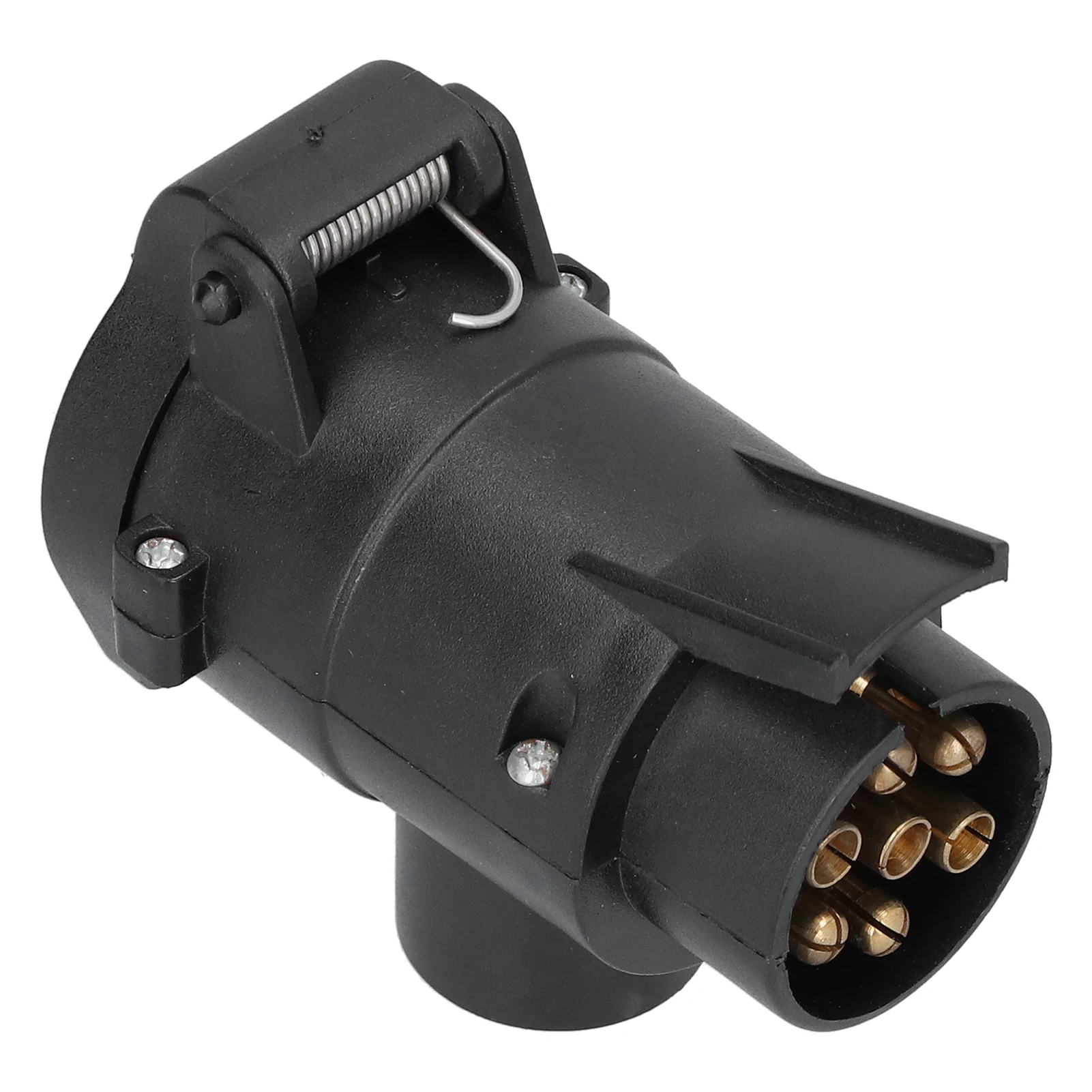 트레일러 플러그 어댑터 7핀에서 13핀으로 ABS 및 구리 안전 연결 견인 소켓 커넥터 트레일러 교체용 수리용