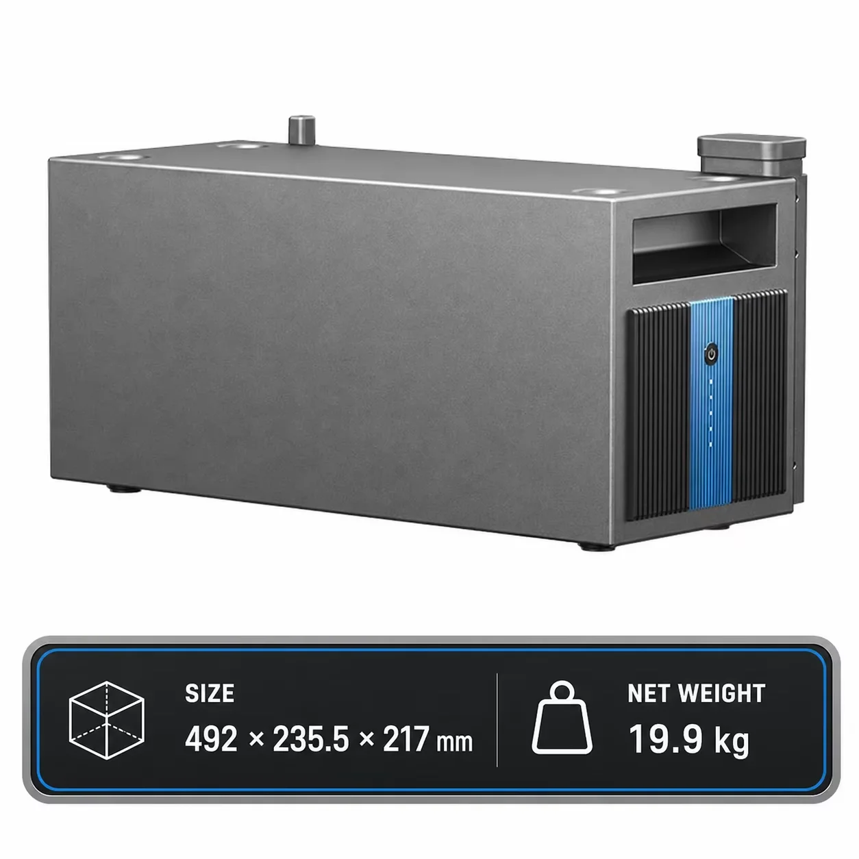 OUKITEL EB2000 uitbreidingsbatterijpakket 2048Wh LiFePO4 extra batterijmodule voor OUKITEL EP2500E balkon-zonne-energiesysteem, stapelbaar, maximaal tot 16,38 kWh, uitbreiding voor