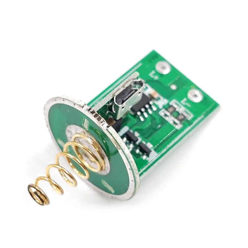 Flashlight Parts Switch Circuit Board 2-2.5A LED Driving Board with Charge Protection Type-C Micro USB Charging Port J21011