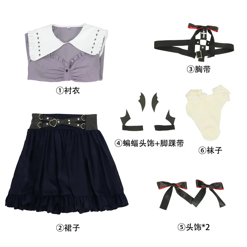 Anime Vtuber Cospaly Sanya Women Costume