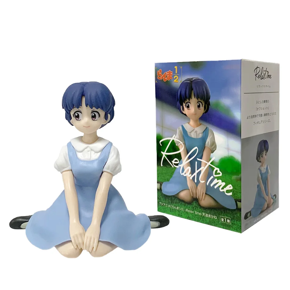 10cm Figurka Aixlan Ranma 1/2 Amine Ranma Tendou Akane Śliczna Figurka Akcji z PVC Kolekcjonerski Model Prezent na Halloween Boże Narodzenie Zabawka Lalka
