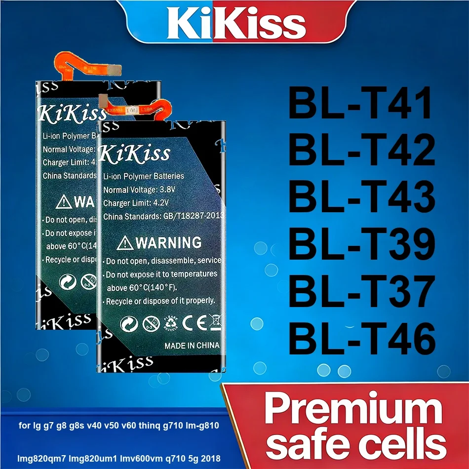 For LG G7 G8 g8s V40 V50 V60 Thinq G710 LM-G810 lmg820qm7 lmg820um1 lmv600vm Q710 5G 2018 Battery BL-T41 BL-T39 BL-T37