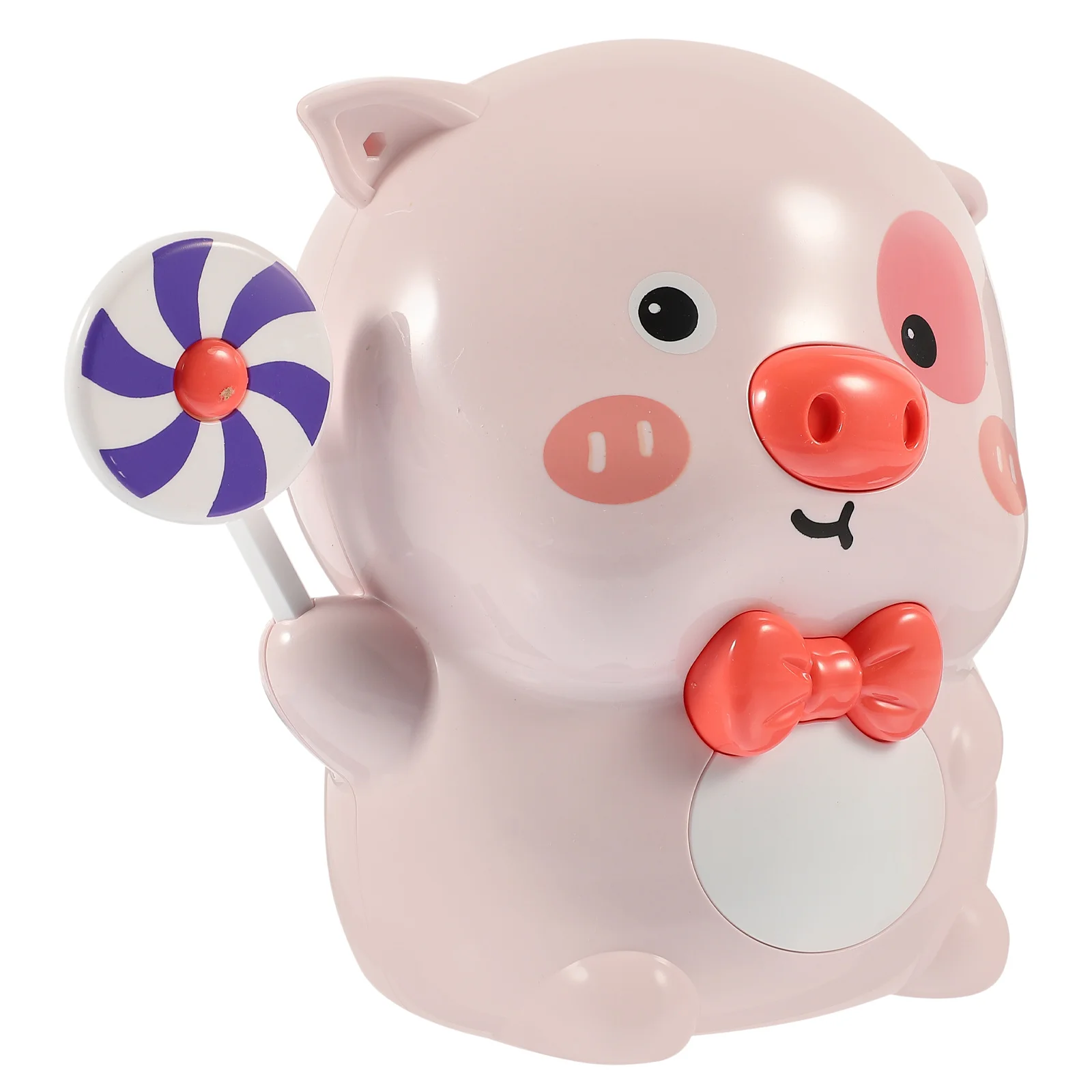 1pc Schattige Mooie Abs Cartoon Varken Munt Bank Lollipop Sleutel Geldbesparende Pot Desktop Decoratie Voor Kinderen Verjaardag Kerstcadeau