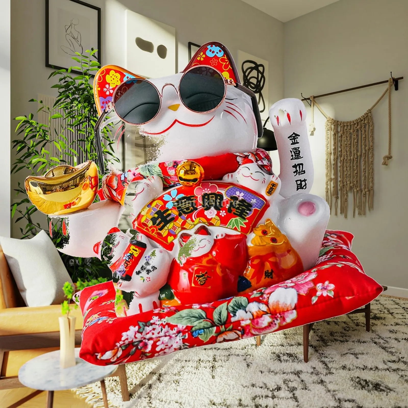 Decoration Opening Gift Shop Cashier Ceramic Living Room Decoration