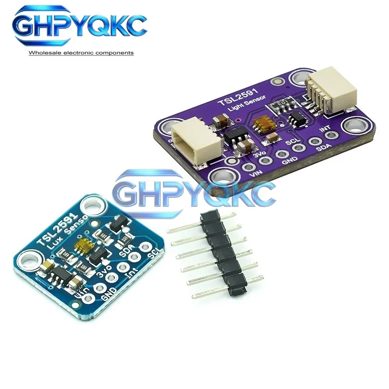 TSL2591 Digital Light Sensor Breakout Module High Dynamic Range Lux IR Infrared Full Spectrum Diodes Detect 3.3V-5V for Arduino