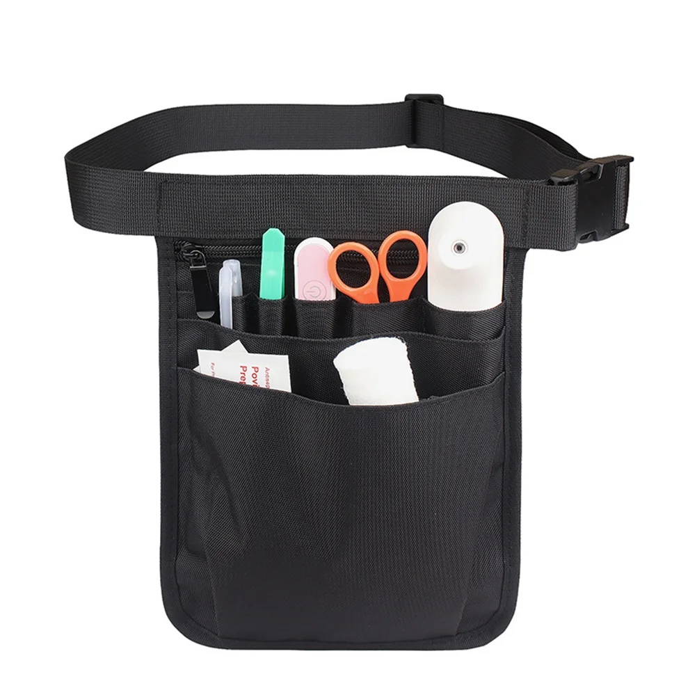 Tool Bag Nurse Tools Organizer Pocket Belt Waist Pouch Nylon Medical Supplies Miss Utility