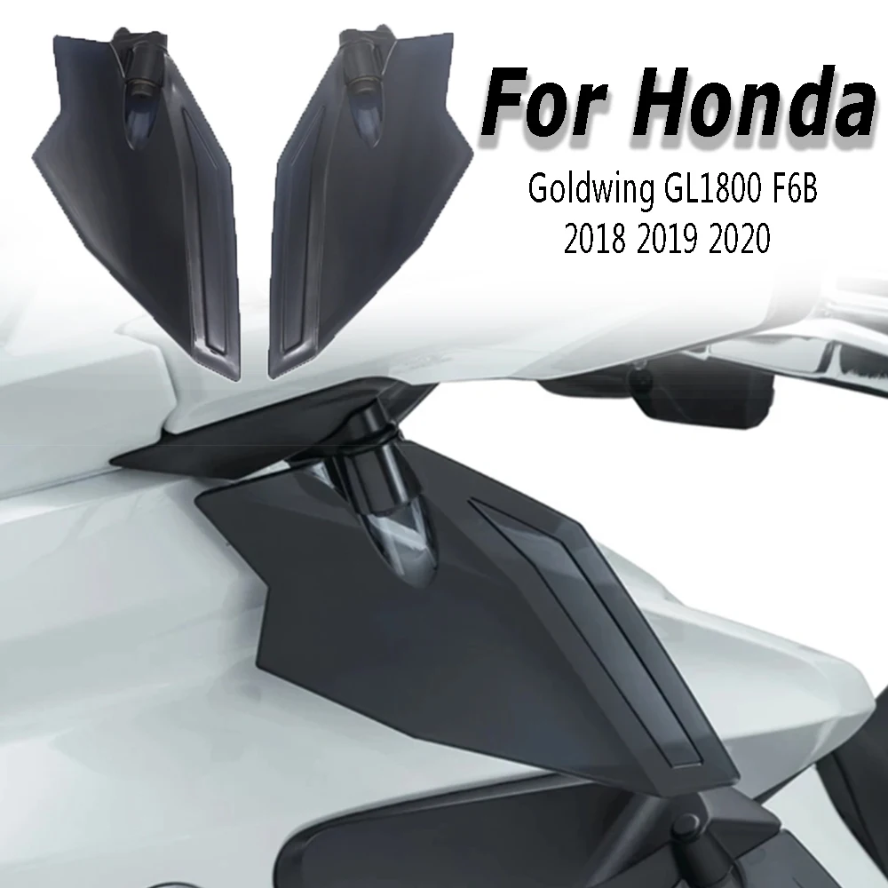 

Suitable For Honda Jinyi 1800 GL1800 F6B GL 1800 2018+motorcycle Accessories Dark Gray And Transparent Upper Air Deflector