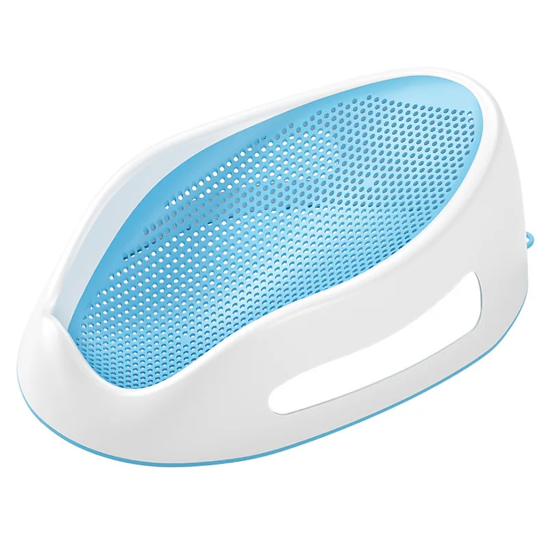 Baby can sit and lie down, universal newborn baby bathtub, lying bracket, cushion, shower net, bath bed, bath frame, seat