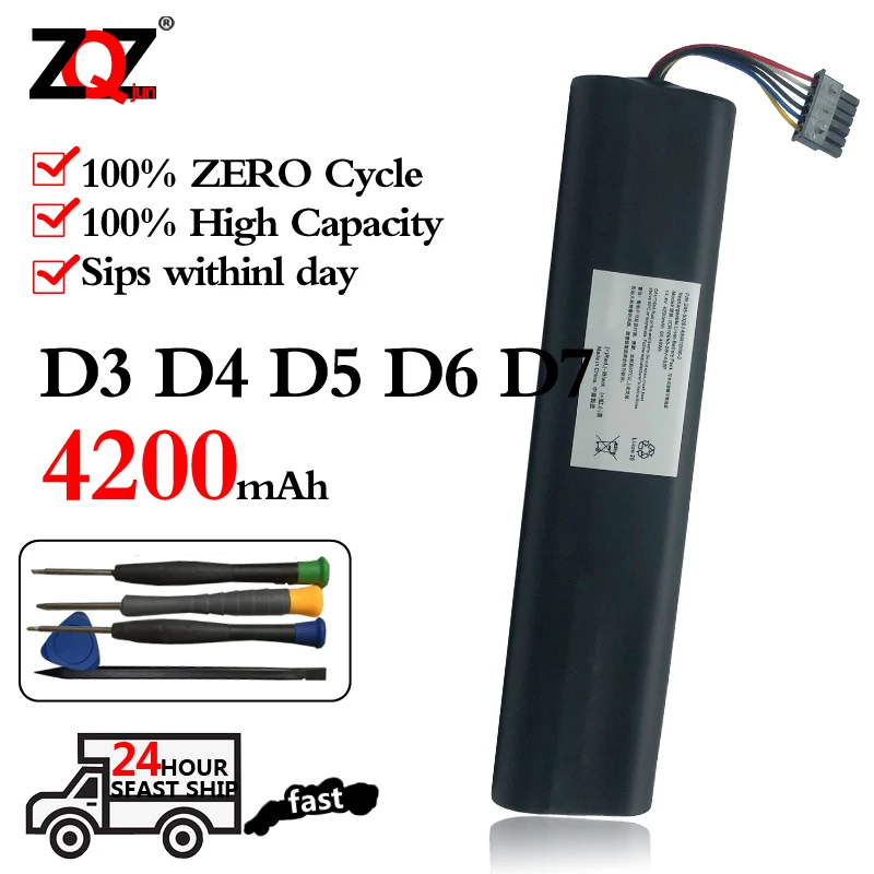 

Сменный аккумулятор для роботов-пылесосов Neato D3 D4 D5 D6 D7, литий-ионный аккумулятор емкостью 4200 мАч, номер детали: 945-0225