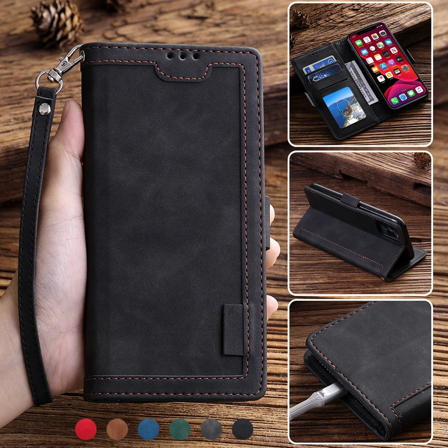 For Xiaomi Redmi Note 10/10S/10 Pro/9/9T/9 Pro/8T/8 Pro/7 9 9A 9C 9T Mi X3 Nfc A3 CC9E 9T 9 Lite 10T Lite 11 Wallet Leather Case