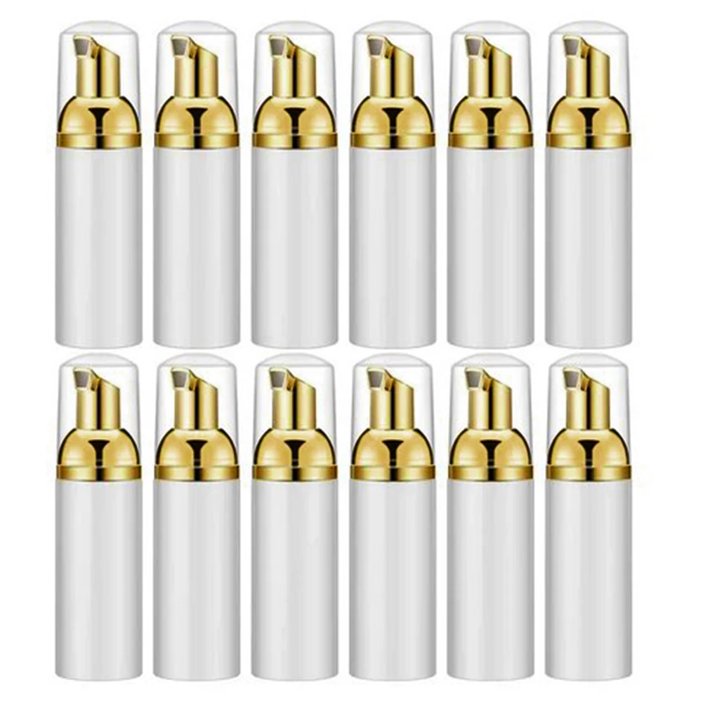 12Pcs 60ML Plastic Transparent Foam Pump Bottle Eyelash Cosmetics Storage Container Detergent Soap Dispenser Hand Soap Dispenser