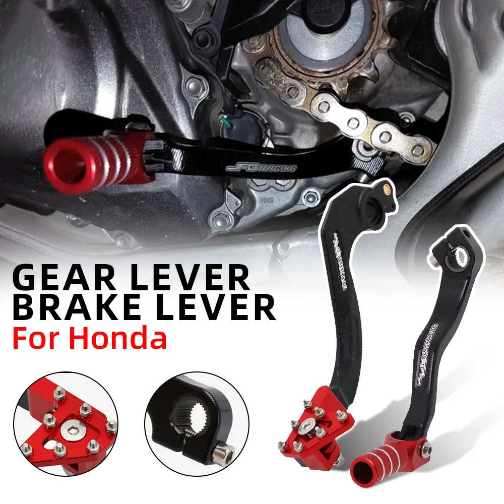 Motocyklowa dźwignia zmiany biegów CNC Pedał hamulca do HONDA CRF 250R 250X 250RX 450R 450X 450RX 450L CRF250R CRF450R