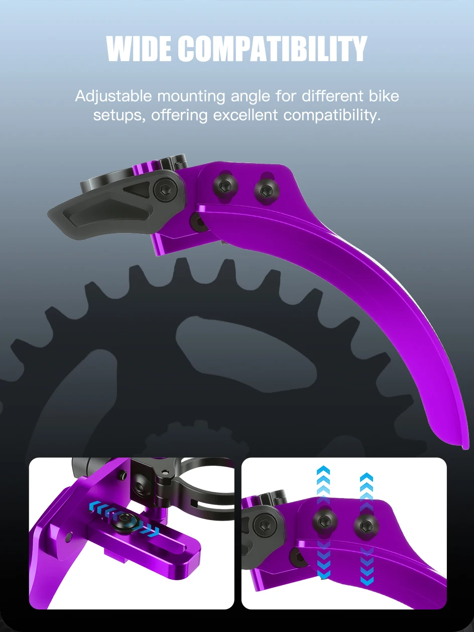 BOLANY Fahrradkettenstabilisator 34,9mm 31,8mm MTB Rennrad Vorderer Schaltautomat Anti-Kettenabsturz-Vorrichtung für Mountainbikes und Rennräder – Detail 5