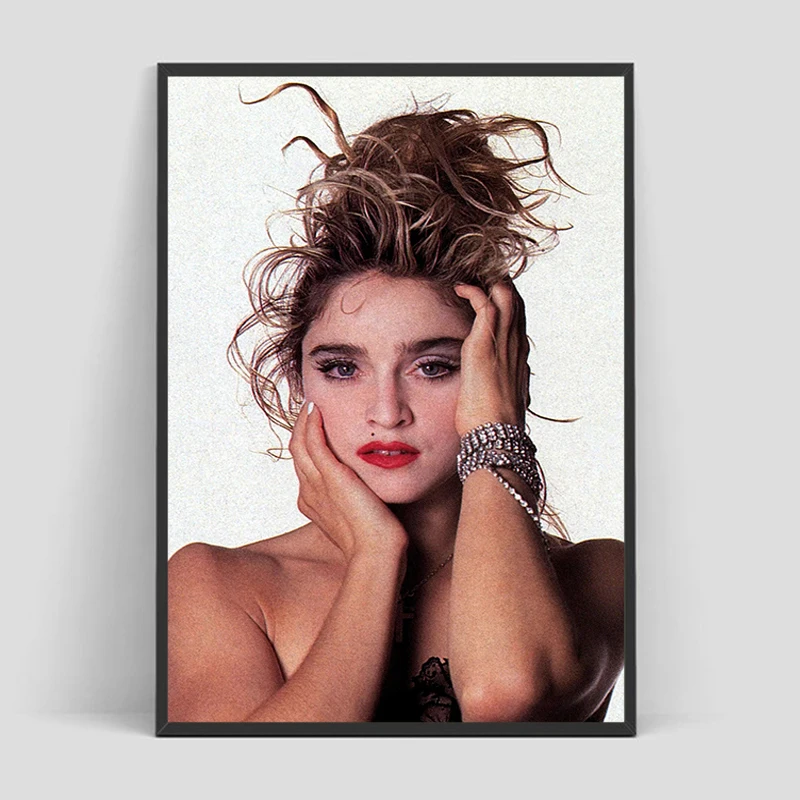 المغني الشهير مادونا سيكون ملصق ديكور المنزل غرفة الألعاب الديكور اللوحات الزخرفية اللوحة على قماش جدار الديكور