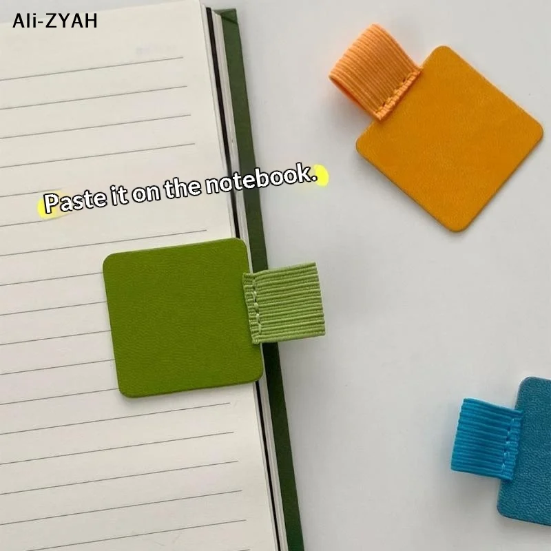 【A1】5/10Pcs Self-adhesive Pen Clip Elastic Pen Loop Holder For Notebooks Journals Planners Accessories Office School Supplies