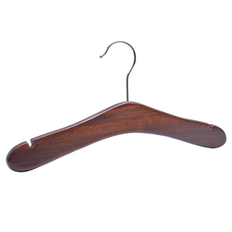 

5Pcs/lot 24/32cm Solid wood clothes hangers, specially designed for children's clothing stores. Suitable for newborn babies, inf
