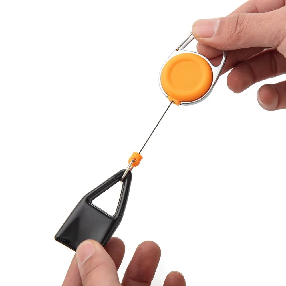 

Telescopic anti loss lighter set pendant with a maximum length of 65cm anti loss rope